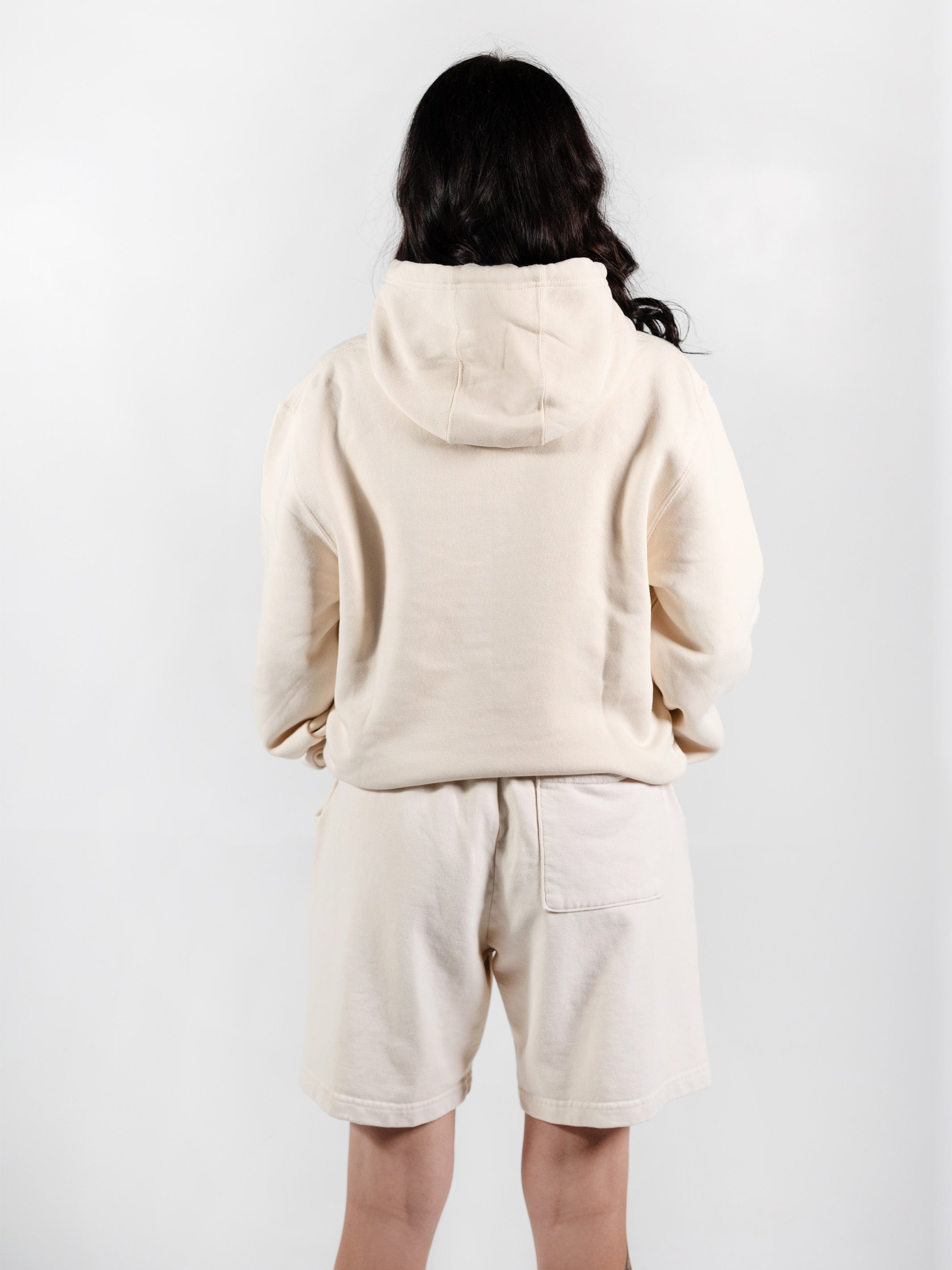 baybee sheer hoodie(greige) - トップス